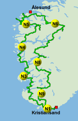2 Wochen nach Südnorwegen ( Motorradtour )