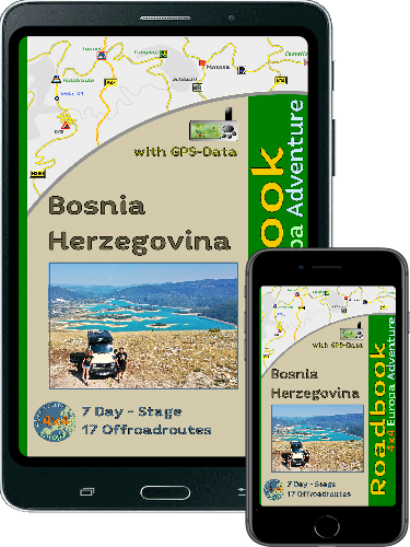 Ebook 4x4 Bosnia Herzegovina Englisch Language  17 Offroadroutes