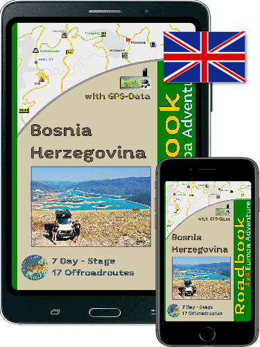 Ebook 4x4 Bosnia Herzegovina Englisch Language  17 Offroadroutes