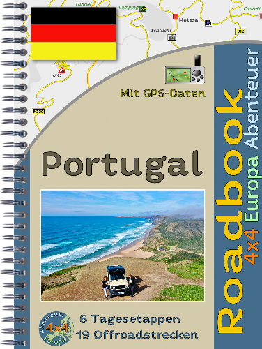 Offroadreise Portugal als Reiseführer mit Spiralbindung