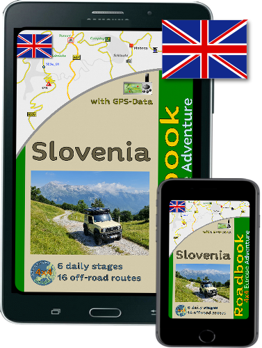 Slovenia 4x4 Europe eBook including GPX GPS data