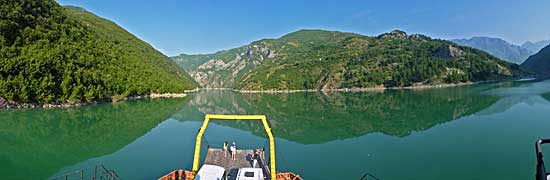 Albanien Faehre Koman