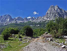 Albanien Teth Traumlandschaft
