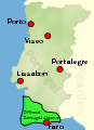 web Karte Protugal Algarve Kopie