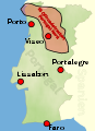 web Karte Protugal Nord