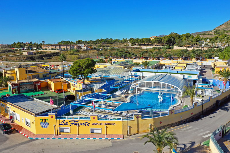 Camping La Fuente in Fortuna bei Murcia mit Stellplätzen und Campingbereich Camping La Fuente in Fortuna bei Murcia mit Stellplätzen und Campingbereich