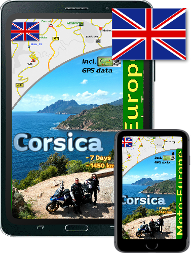 Order article Ebook Corsica Motorcycle with GPS (GPX) data download