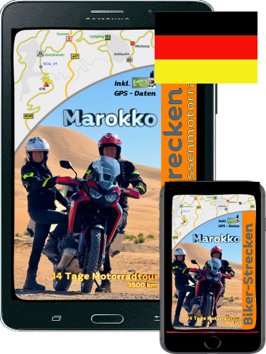 Ebook für Motorradtouren und Strassenmotorrad Marokko