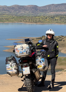 Aperçu de notre destination du jour lors du circuit moto dans le Moyen Atlas