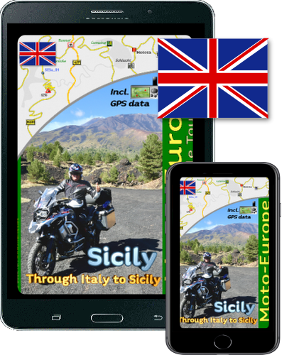 Order article Ebook Italy - Sicily Motorcycle with GPS (GPX) data download