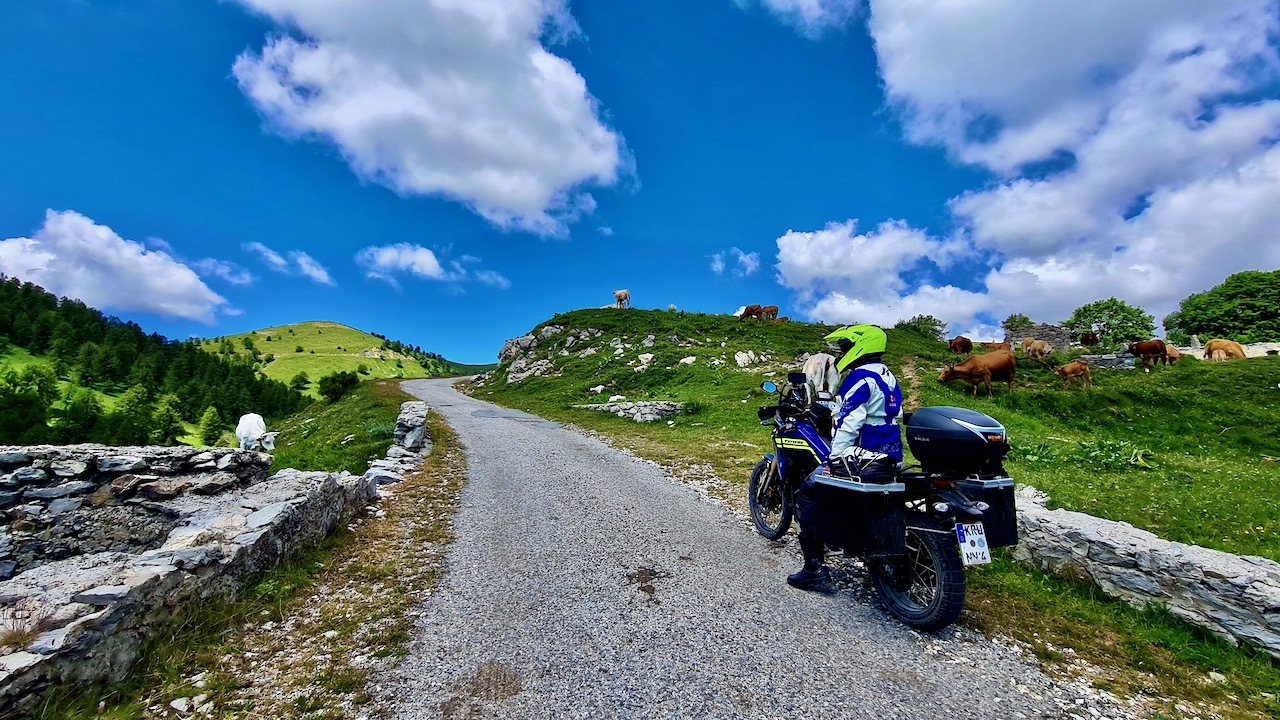 Motorrad Touren in den Seealpen