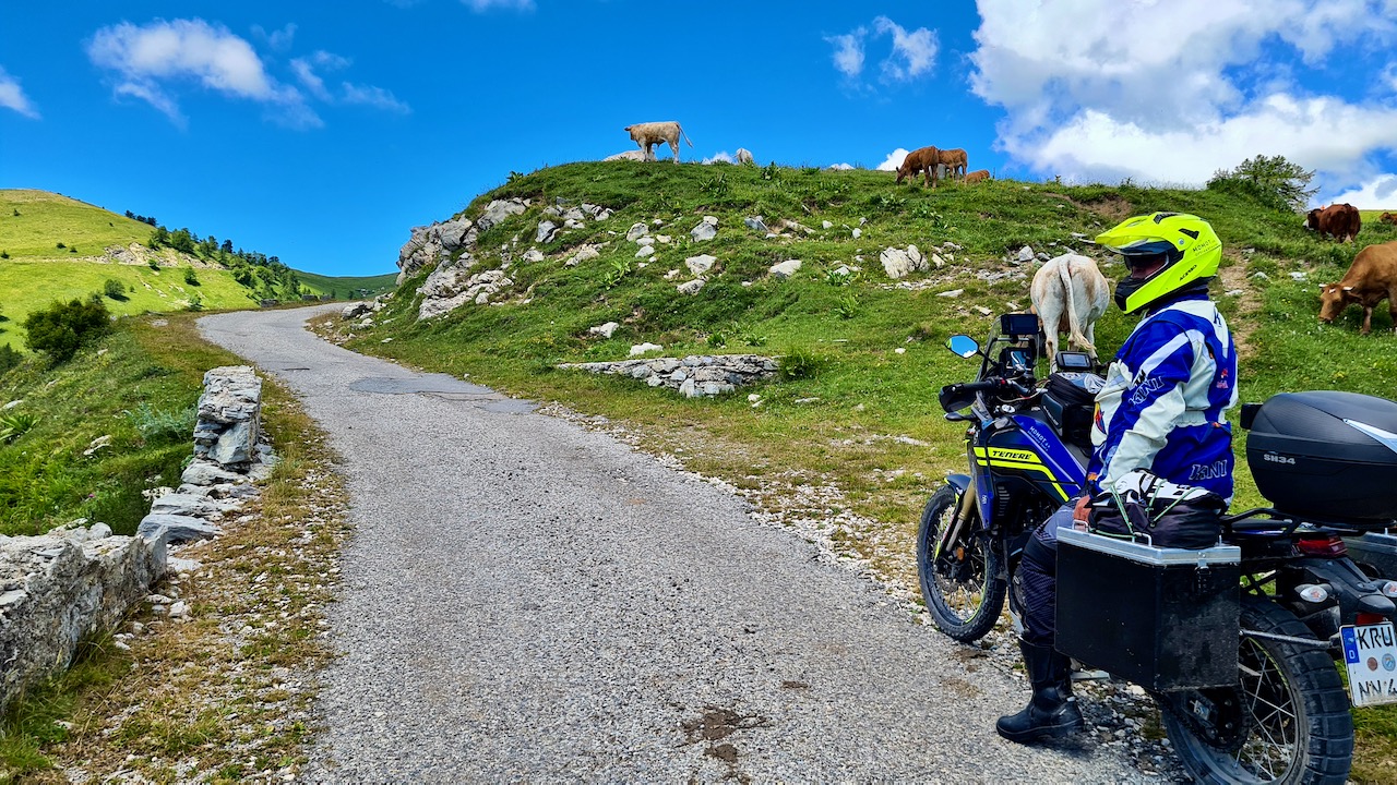 Motorrad Touren in den Seealpen