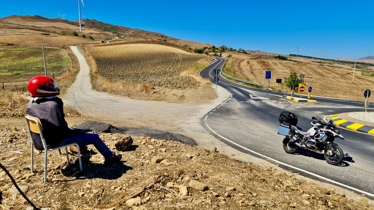 Motorrad Traumstrecken Sizilien Landesinnere Messina-Cefalu-Trapani