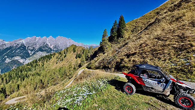 Offroadpisten oder Offroadstrecken in Friaul ( Italien ) mit der Enduro oder Allrad 4x4