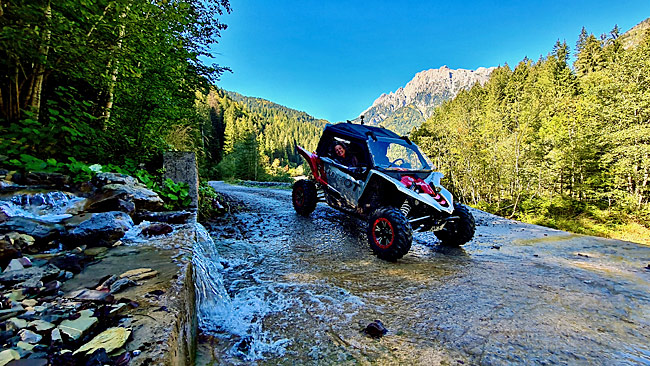 Offroadpisten oder Offroadstrecken in Friaul ( Italien ) mit der Enduro oder Allrad 4x4