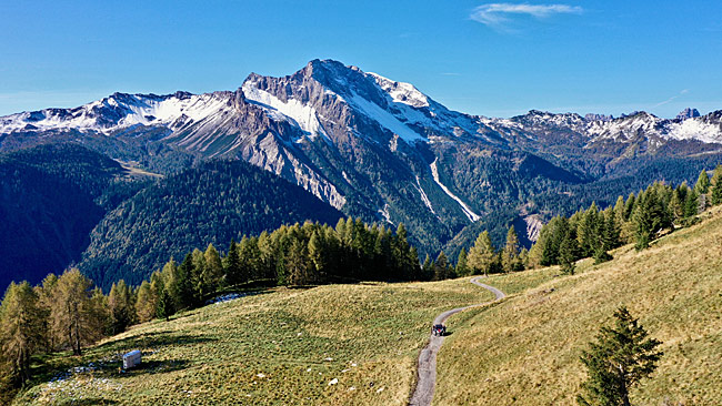 Offroadpisten oder Offroadstrecken in Friaul ( Italien ) mit der Enduro oder Allrad 4x4