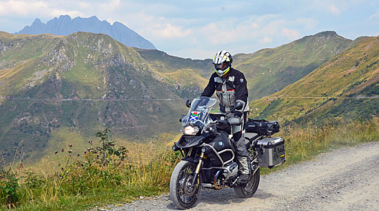 Eine Kammstrasse in Friaul wie die Assietta Kammstrasse in den Seealpen