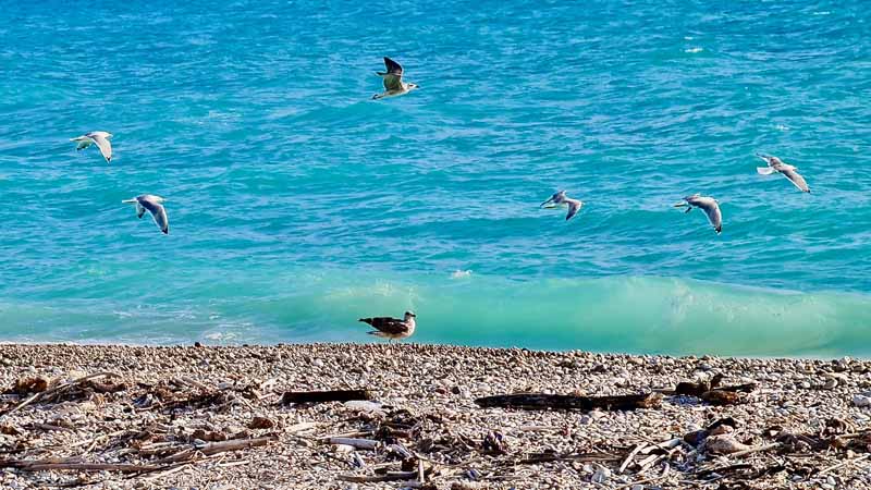 Strandpiste auf Sizilien