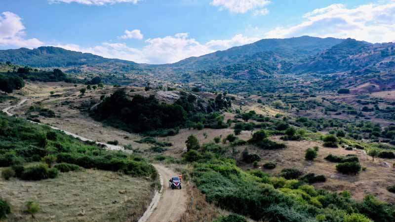 Mit dem Side by Side auf Sizilien