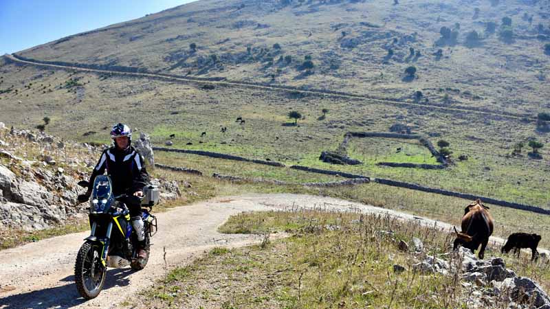 Mit der Yamaha Tenere zum Endurofahren auf Sizilien