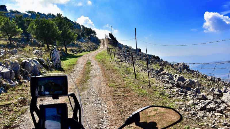 Mit der Yamaha Tenere zum Endurofahren auf Sizilien