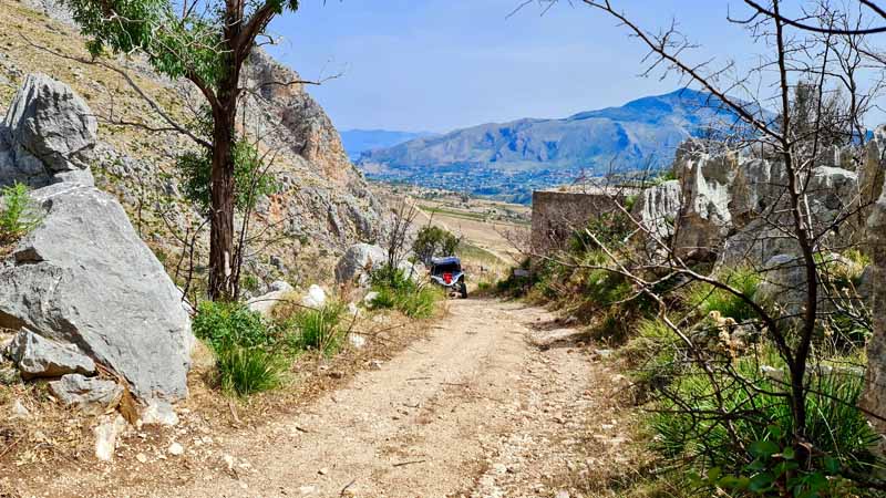 4x4 Allrad Touren auf Sizilien die auch mit der Enduro befahren werden können