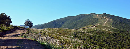 Korsika mit steilen Hängen