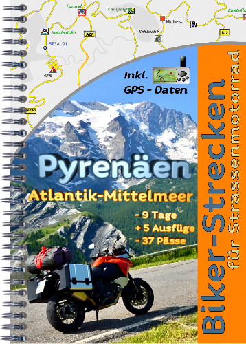 Tourenbuch Reiseführer Pyrenäen Motorradtour