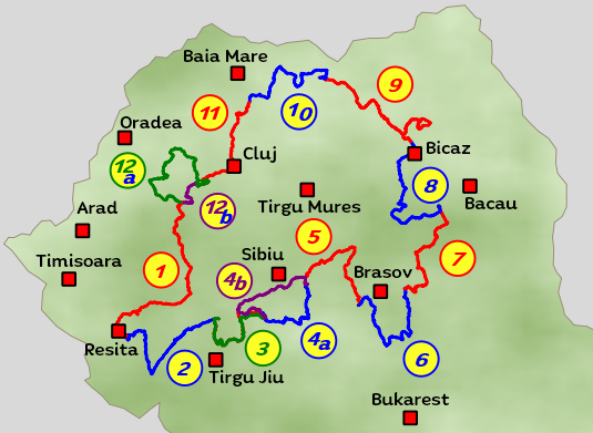 Rumaenien Offroad Reise Tourenübersicht