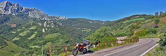 Sardinien Motorradreise
