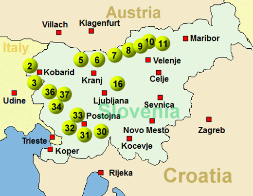 VLB Karte Slovenia