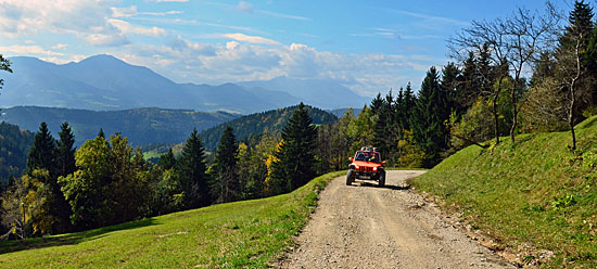 Gbirgsstrecken Slowenien