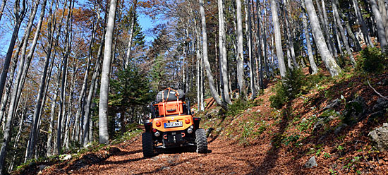 Trailstrecken Slowenien