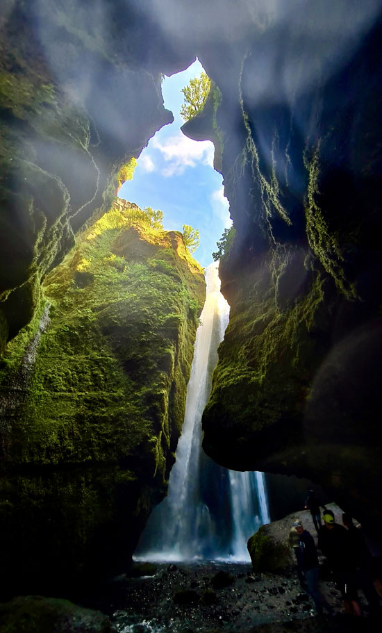 Viele Wasserfälle im Süden von Island