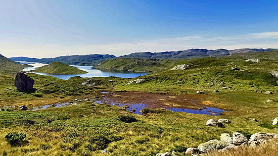 Motorradtour durch eine Traumlandschaft in Norwegen