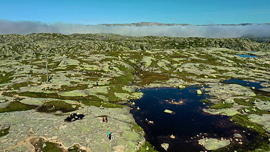 Motorradtour durch eine Traumlandschaft in Norwegen