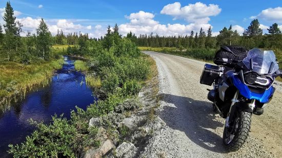 Wasserfälle bei Oslo Motorradtour