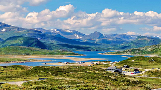 Norwegen Schotterpisten zu den Fjorden