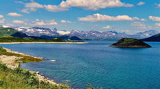 Norwegen Schotterpisten zu den Fjorden