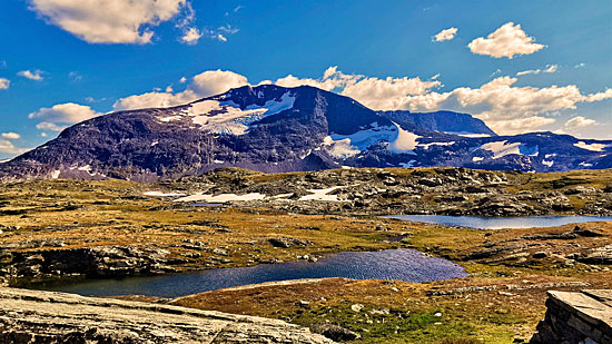 Norwegen Schotterpisten zu den Fjorden