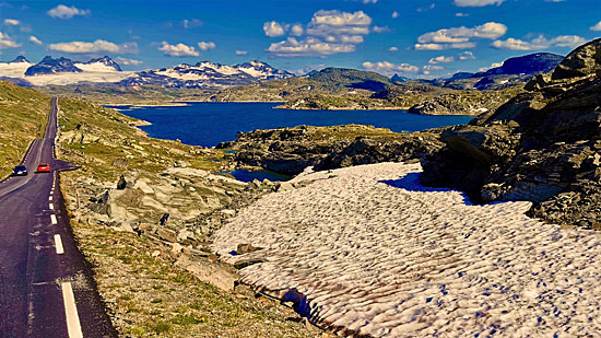 Norwegen Schotterpisten zu den Fjorden