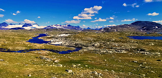 Norwegen Schotterpisten zu den Fjorden