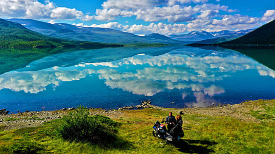 Norwegen Schotterpisten zu den Fjorden