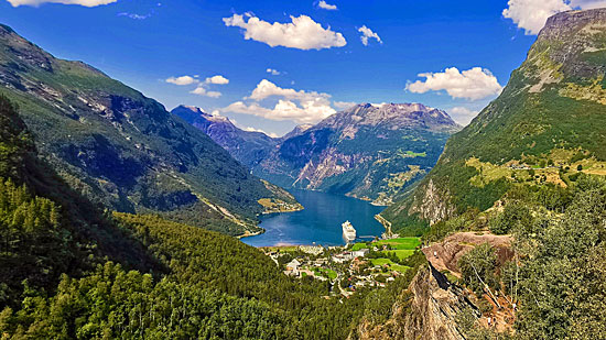 Norwegen Geringer Fjord