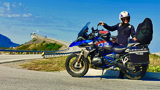 Motorradtour zum Atlantik Way in Norwegen