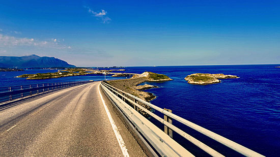 Motorradtour zum Atlantik Way in Norwegen