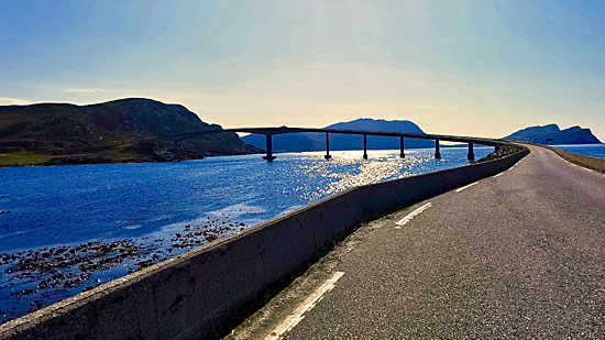 Motorradtour zum Atlantik Way in Norwegen