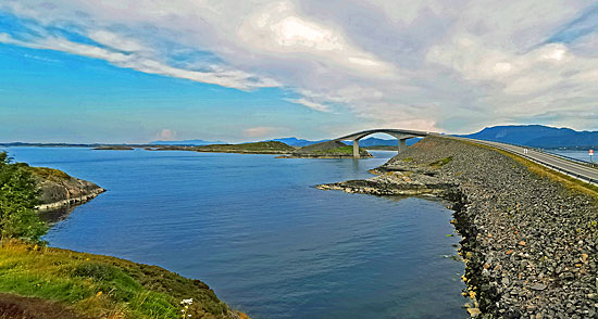 Motorradtour zum Atlantik Way in Norwegen