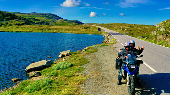 Motorradtour zur Vogelinsel Runde in Norwegen