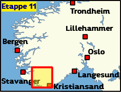 Übersichtskarte Traumlandschaft Motorradtour Norwegen 